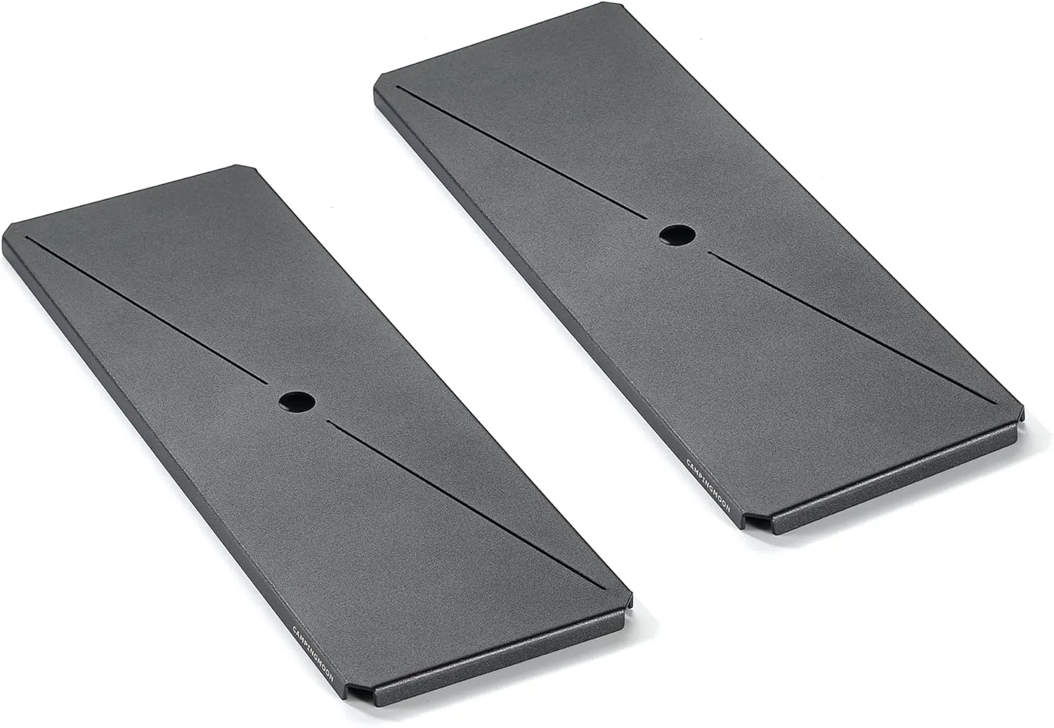 camping moon IGT Top Board Bridge Table Laser Top Board Half 2pcs Black CK-12BK-2P