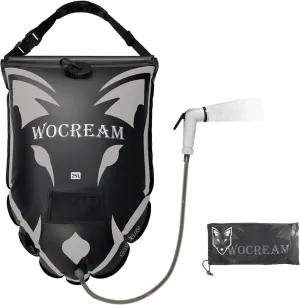 Camping Portable Solar Shower Bag, 25L, with On/Off Shower Head, for Camping, Beach Swimming, Outdoor Traveling, Camping Accessories
