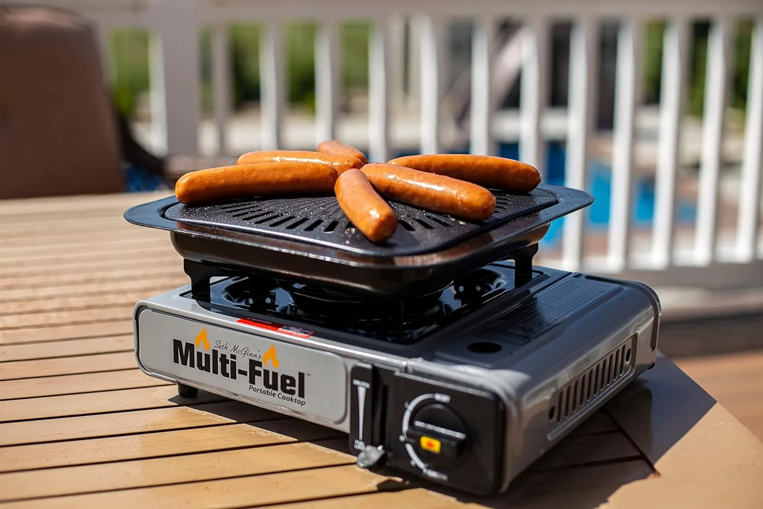 CanCooker Portable Conversion Grill for Multi-Fuel and Portable Cooktops, Black, 12 x 12 x 3
