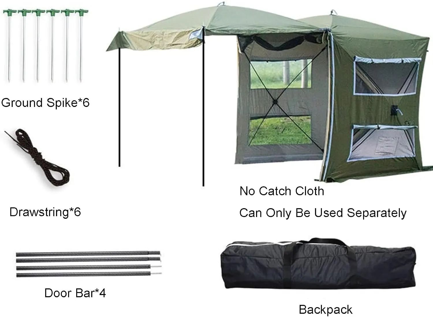 Car Tailgate Trunk Tent,Car Awning Rainproof Car Rear Extension Tent with Big Screen Extendable Awning,SUV Tent Double Protection Low Wind Resistance
