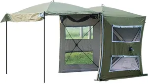 Car Tailgate Trunk Tent,Car Awning Rainproof Car Rear Extension Tent with Big Screen Extendable Awning,SUV Tent Double Protection Low Wind Resistance