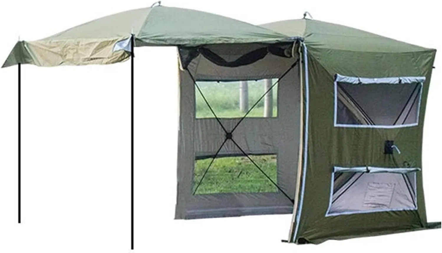 Car Tailgate Trunk Tent,Car Awning Rainproof Car Rear Extension Tent with Big Screen Extendable Awning,SUV Tent Double Protection Low Wind Resistance