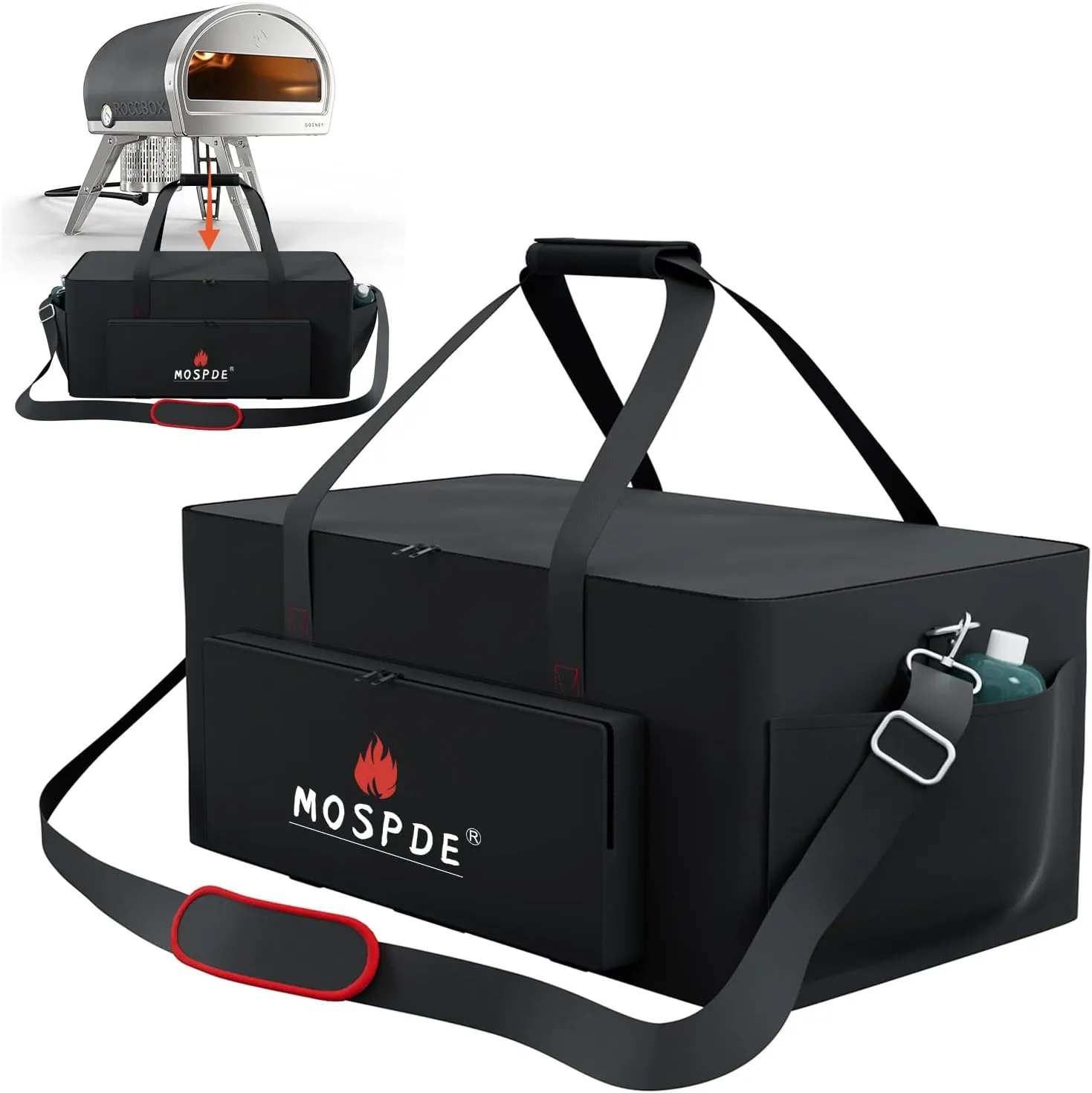 Carry Bag Fits for ROCCBOX Pizza Oven, Carrying Case for Portable Outdoor Oven Multi-Fuel Outdoor Wood Fired and Gas Pizza Oven Accessories Heavy Duty Weather Resistant Carrying Bag