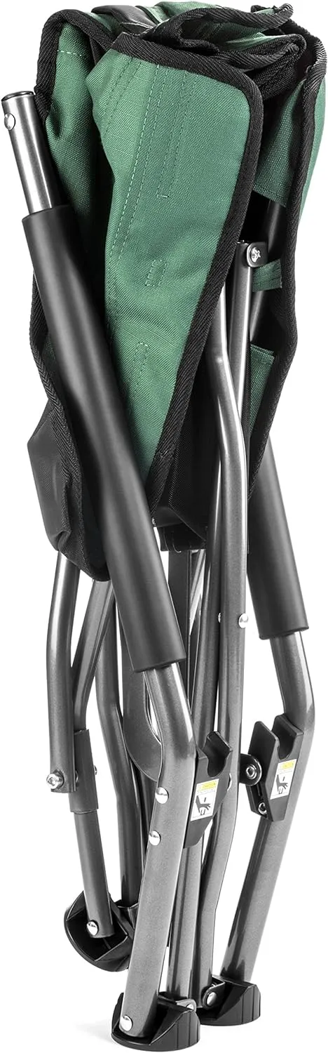 Cascade Mountain Tech Folding Camp Chair for Camping, Beach, Picnic, Barbqeues, Sporting Events with Carry Bag