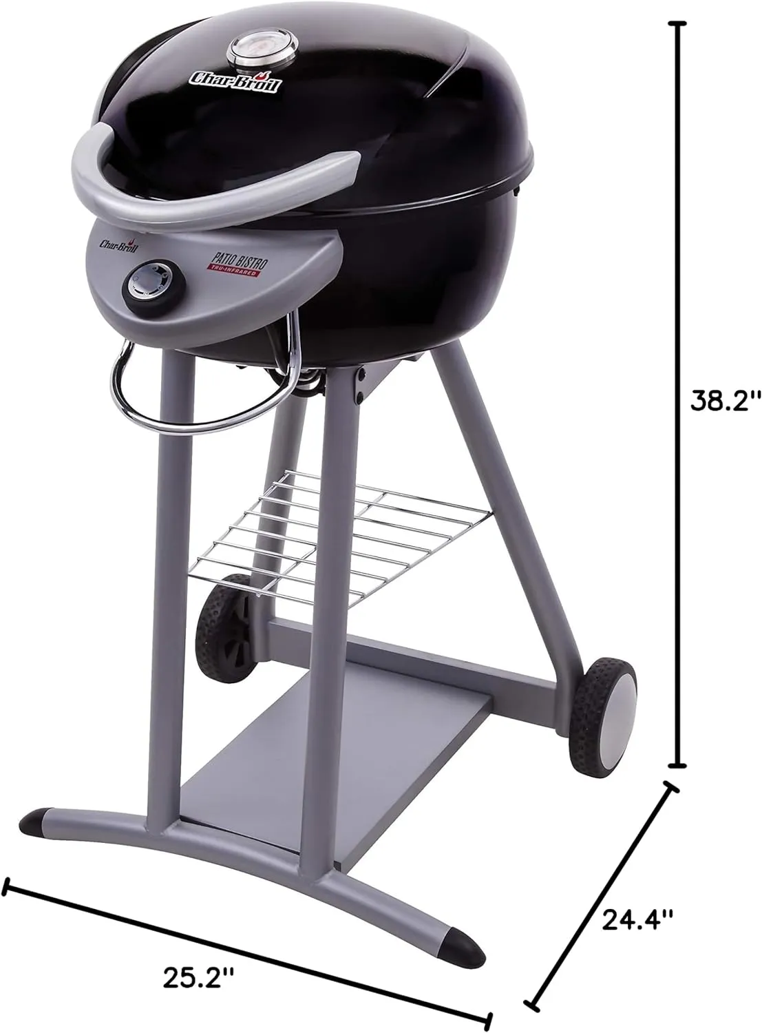 Char-Broil® Patio Bistro® TRU-Infrared Electric Grill, Black - 20602107