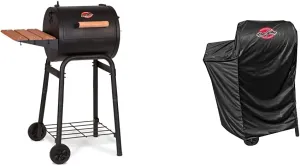 Char-Griller Patio Pro Charcoal Grill Bundle with Cover (E1515)