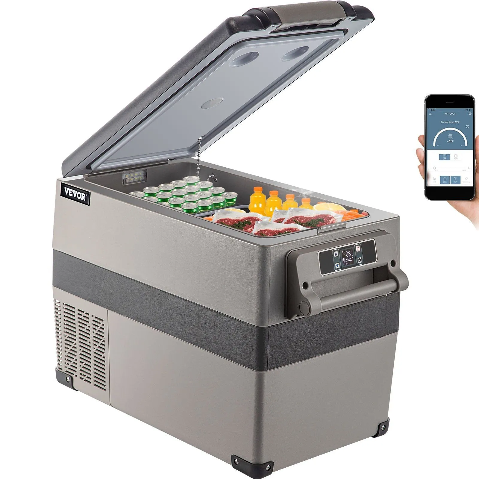 ChillMate 47.5 Qt Portable Rapid-Cooling Freezer for Ultimate Adventures