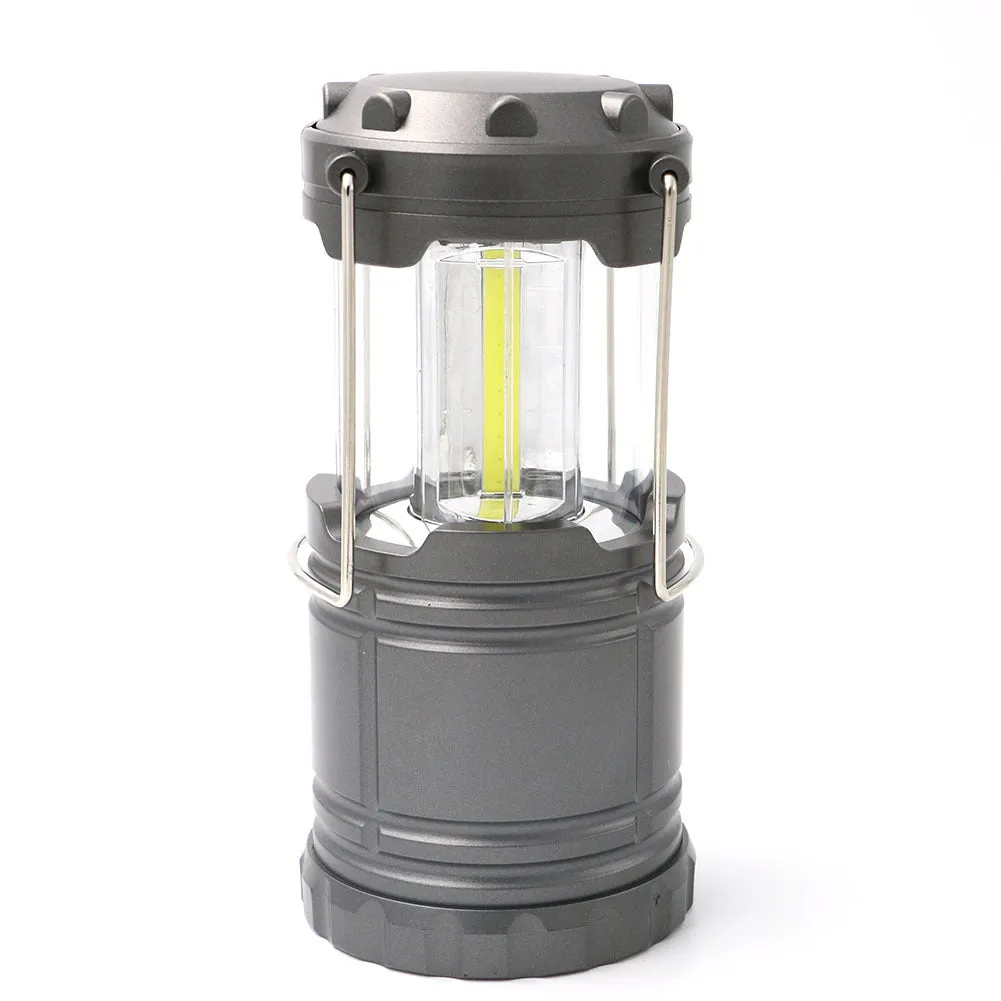 COB camping lamp LED outdoor portable telescopic emergency lantern hook