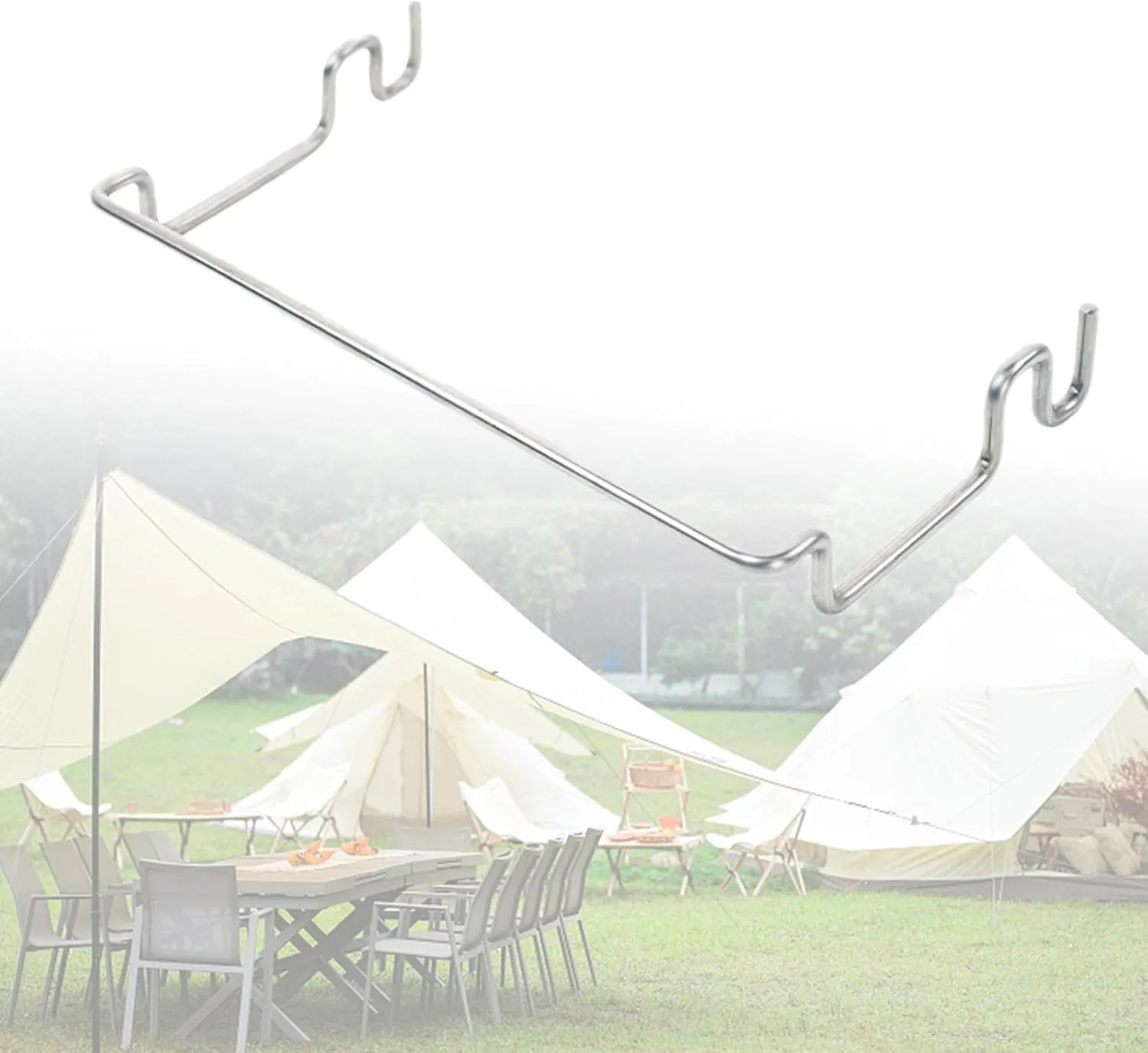 Combination Table Accessories Picnic Table Parts Garbage Bag Hook Beach Camping Table Side Hook Camping Igt Table Accessories, Garbage Bag Hook