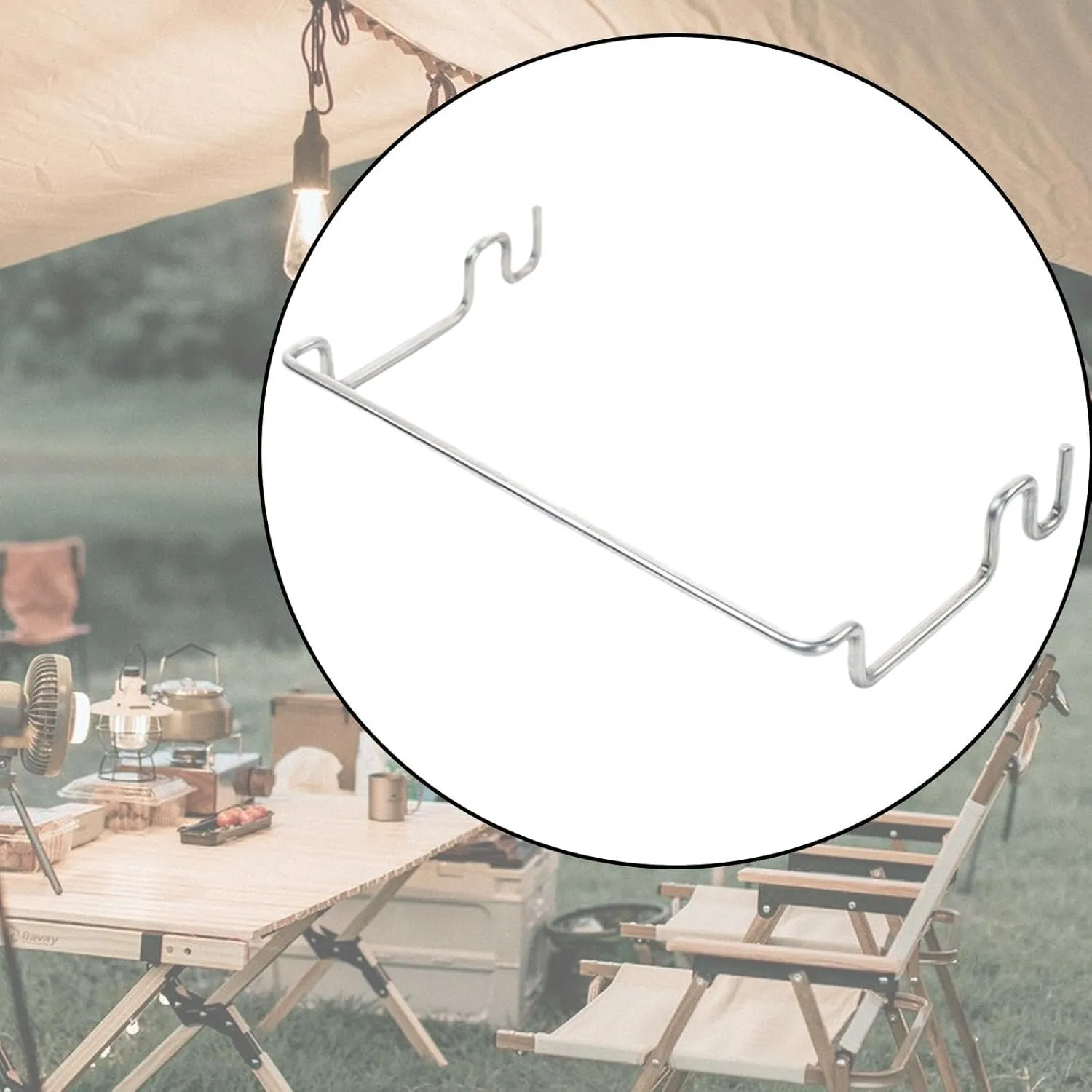 Combination Table Accessories Picnic Table Parts Garbage Bag Hook Beach Camping Table Side Hook Camping Igt Table Accessories, Garbage Bag Hook