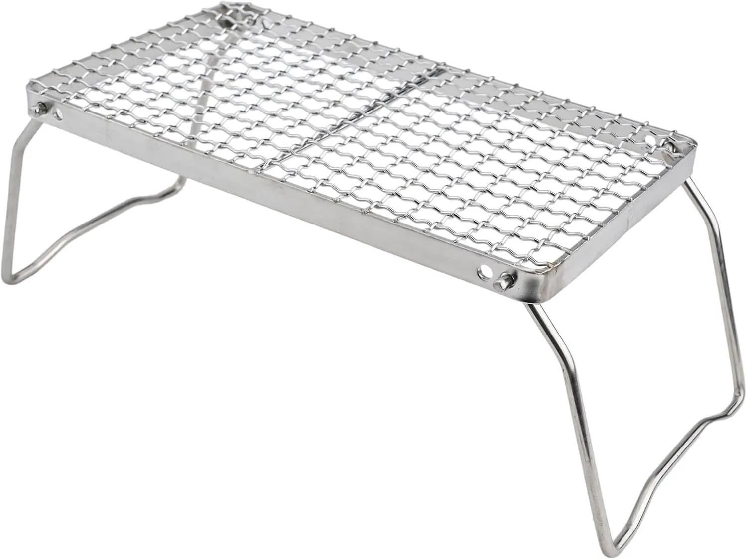 Compact Portable BBQ Grill with Flower Grilling Net Enhances Even Heating Outdoors (S)