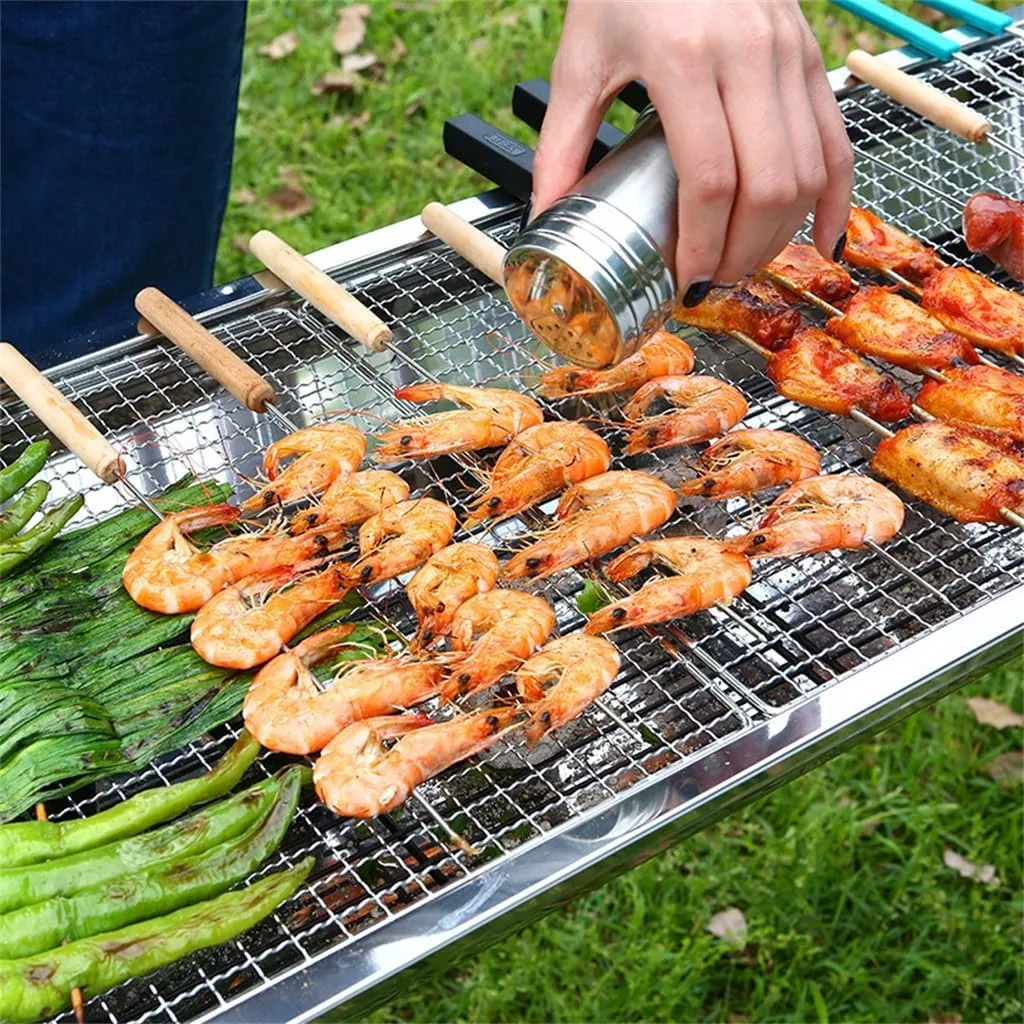 Complete Set of Outdoor Camping Carbon Barbecue Grill Home Charcoal Barbecue Grill Barbecue Rack