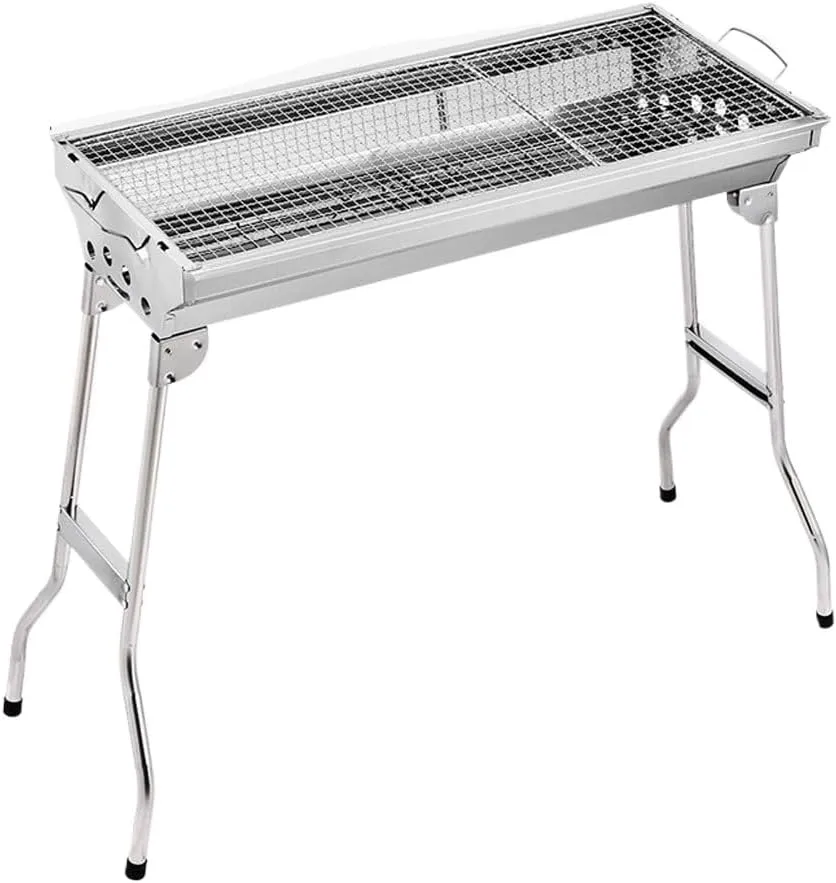 Complete Set of Outdoor Camping Carbon Barbecue Grill Home Charcoal Barbecue Grill Barbecue Rack
