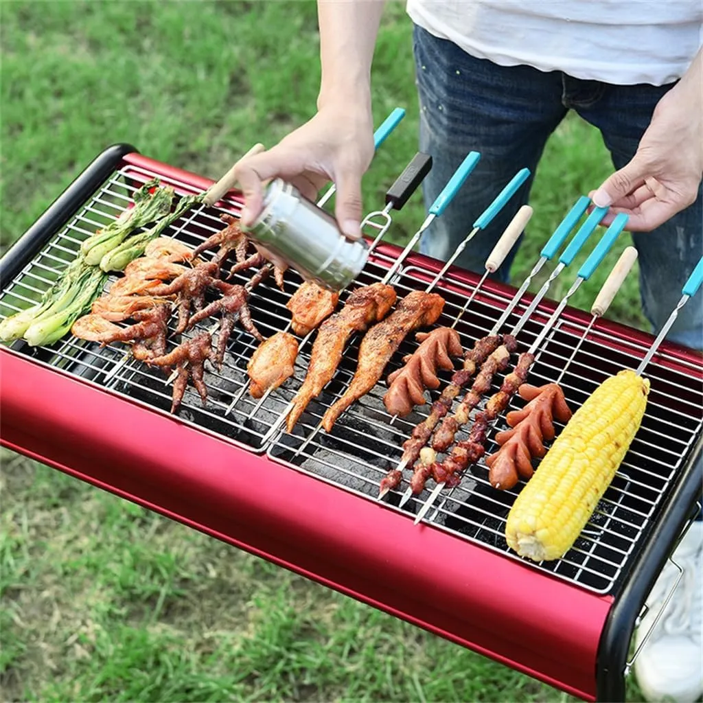 Complete Set of Outdoor Camping Carbon Barbecue Grill Home Charcoal Barbecue Grill Barbecue Rack