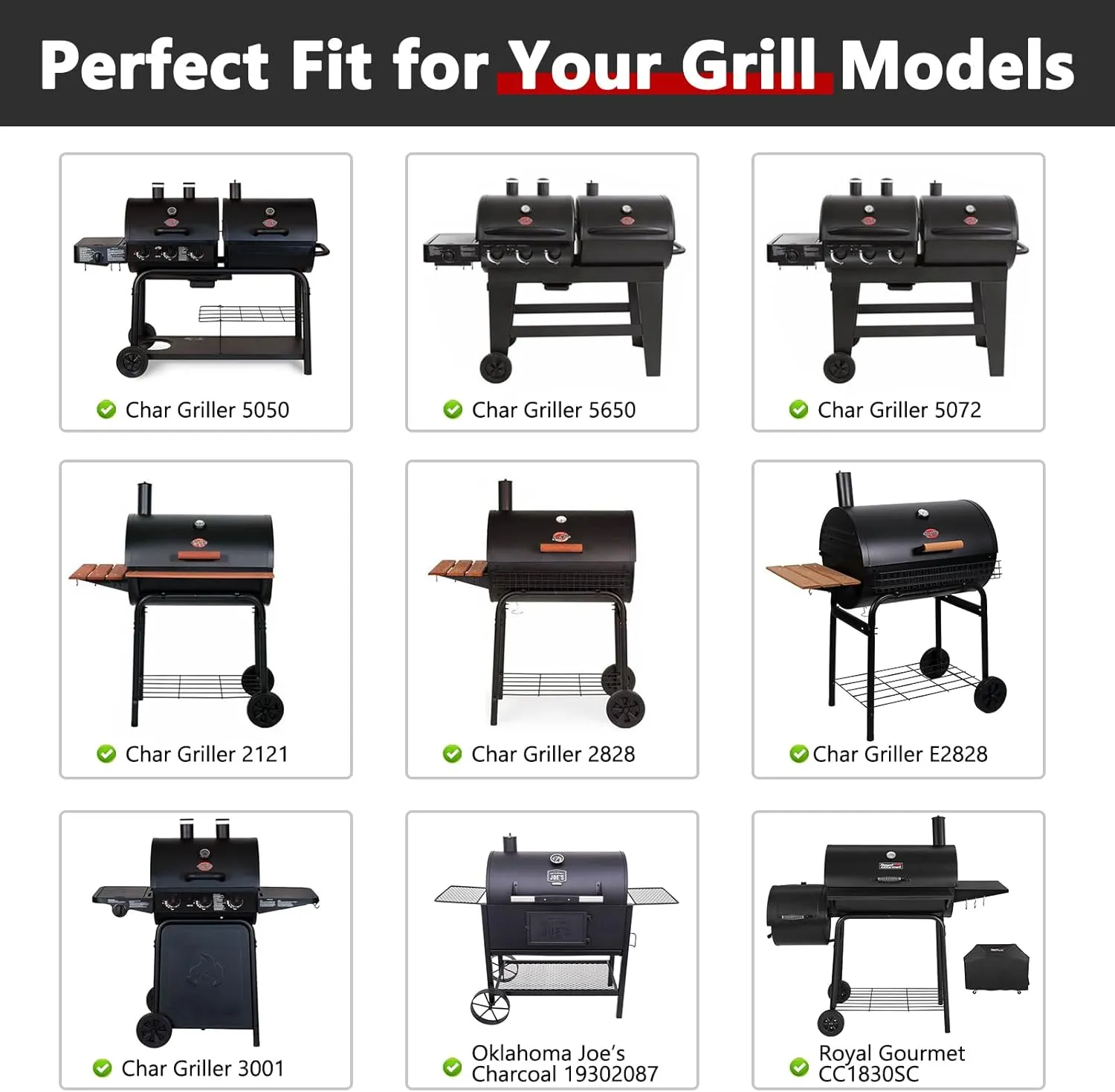 Criditpid 23.62" - 42" Ash Pan Drip Pan for Char Griller 5050 5650 2121 5072 3001 2828 2123 2823 2929 1224 Charcoal Grill Replacement Parts, Adjustable Ash Tray for Oklahoma Joe's Charcoal Grills
