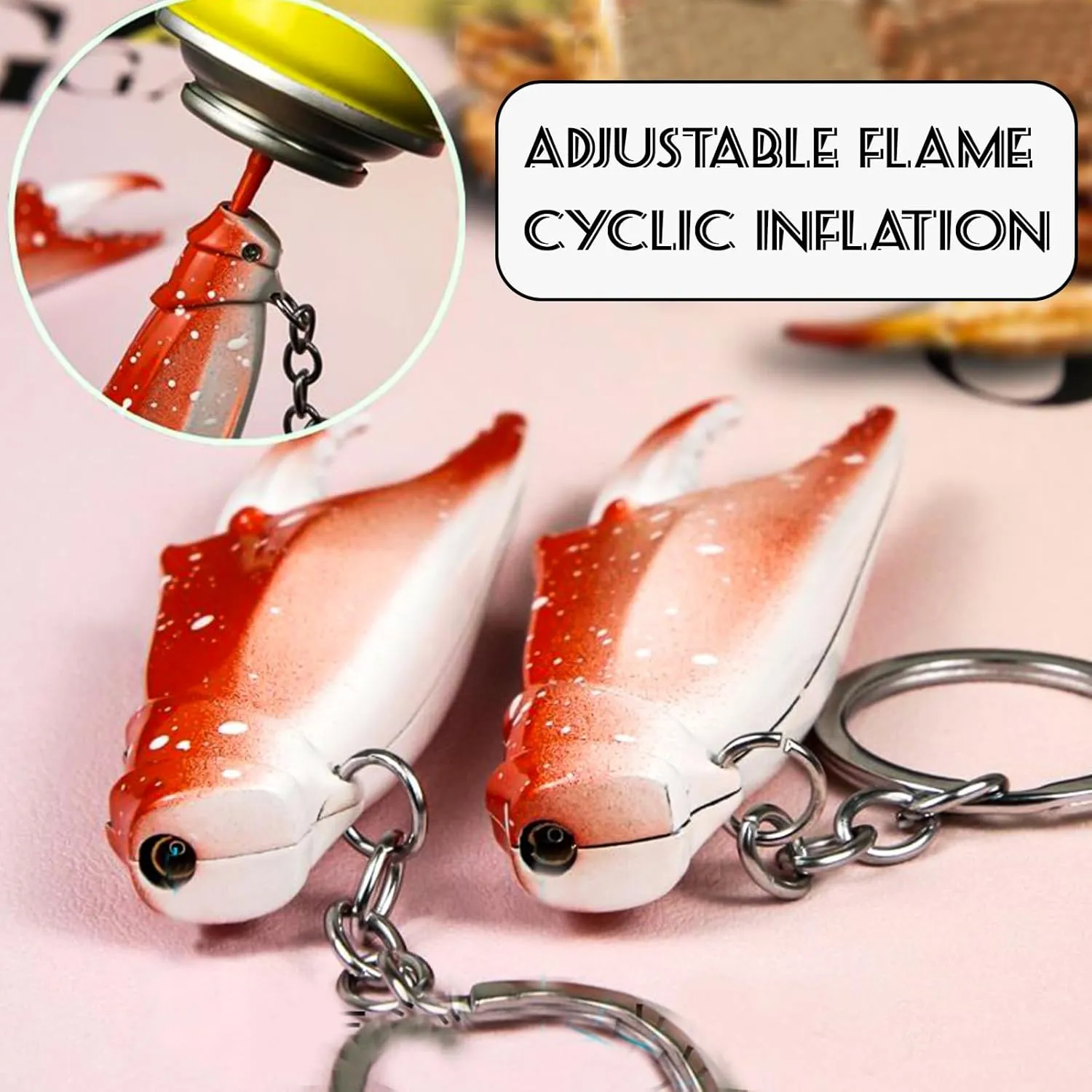 Cute Funny Lighters Butane Refillable, Portable Lighter Soft Flame, Cute Lighters for Women Girls, Cool Lighter for Candle Grill Gifts for Men(Without Gas) (#15)