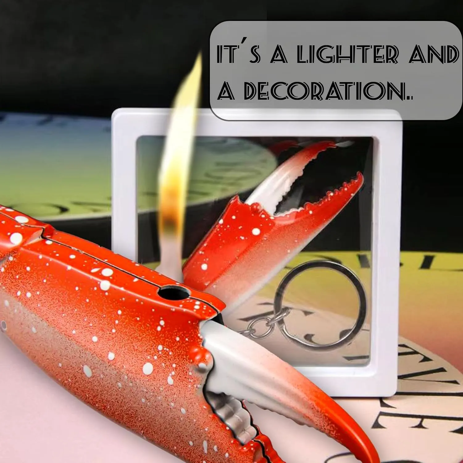 Cute Funny Lighters Butane Refillable, Portable Lighter Soft Flame, Cute Lighters for Women Girls, Cool Lighter for Candle Grill Gifts for Men(Without Gas) (#15)