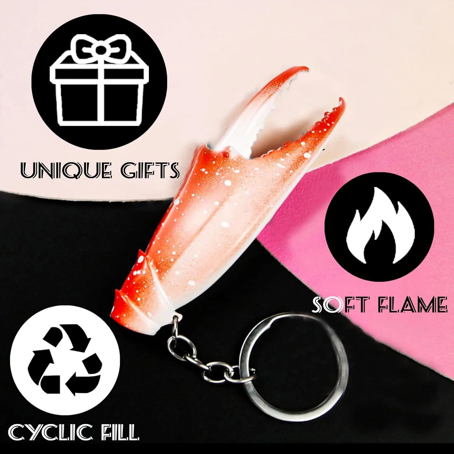 Cute Funny Lighters Butane Refillable, Portable Lighter Soft Flame, Cute Lighters for Women Girls, Cool Lighter for Candle Grill Gifts for Men(Without Gas) (#15)