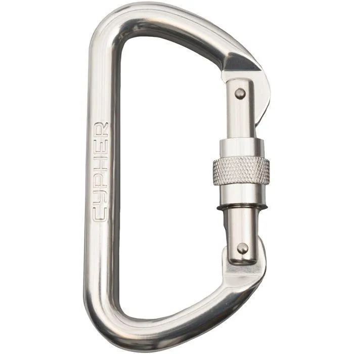 Cypher D Screwgate Locking Carabiner