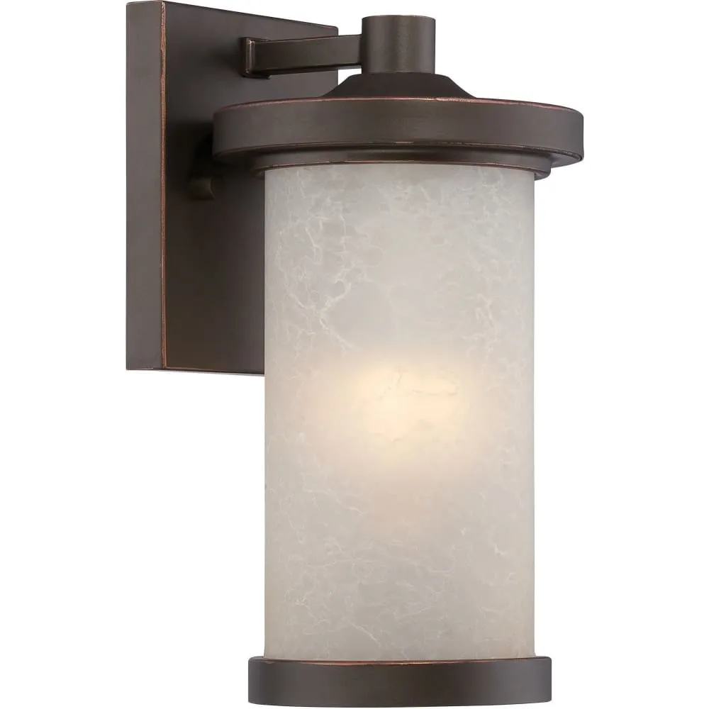 Diego Mahogany Bronze LED Outdoor Wall Lantern