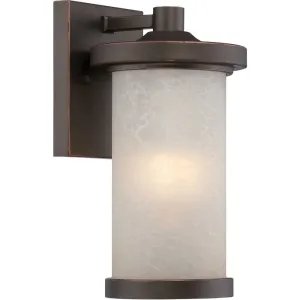 Diego Mahogany Bronze LED Outdoor Wall Lantern