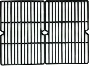 Direct store Parts DC107 19 1/4 Inch Set of 2 Porcelain Coated Cast Iron Cooking Grid (12 3/8" x 19 1/4" for Each) Replacement for Charmglow BBQ Grillware Nexgrill Weber Jenn-Air Others