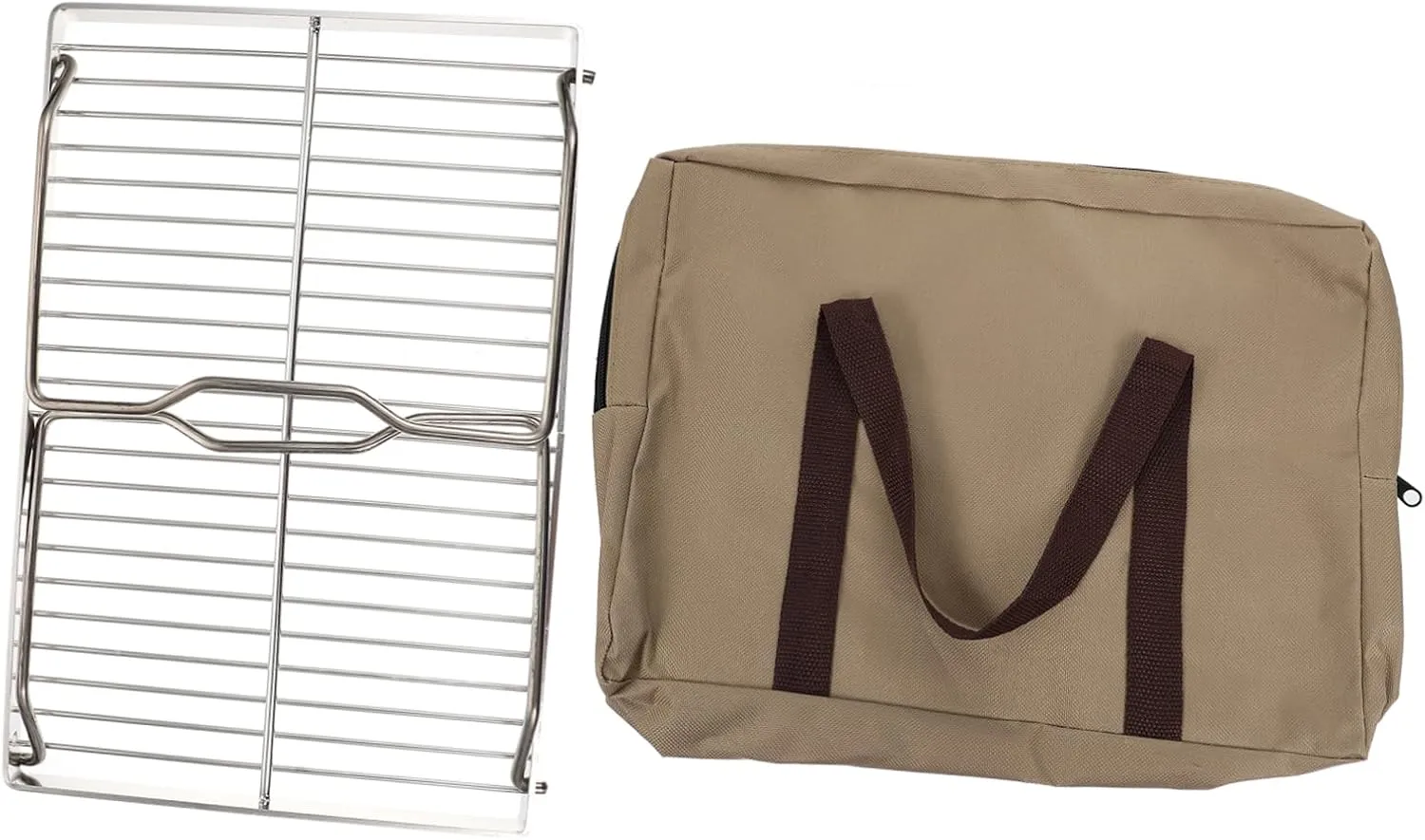 Elevate Your Outdoor Barbecue Experience Folding Grill Rack Portable Bbq Stainless Steel Design