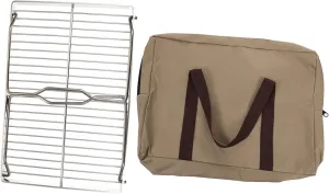 Elevate Your Outdoor Barbecue Experience Folding Grill Rack Portable Bbq Stainless Steel Design