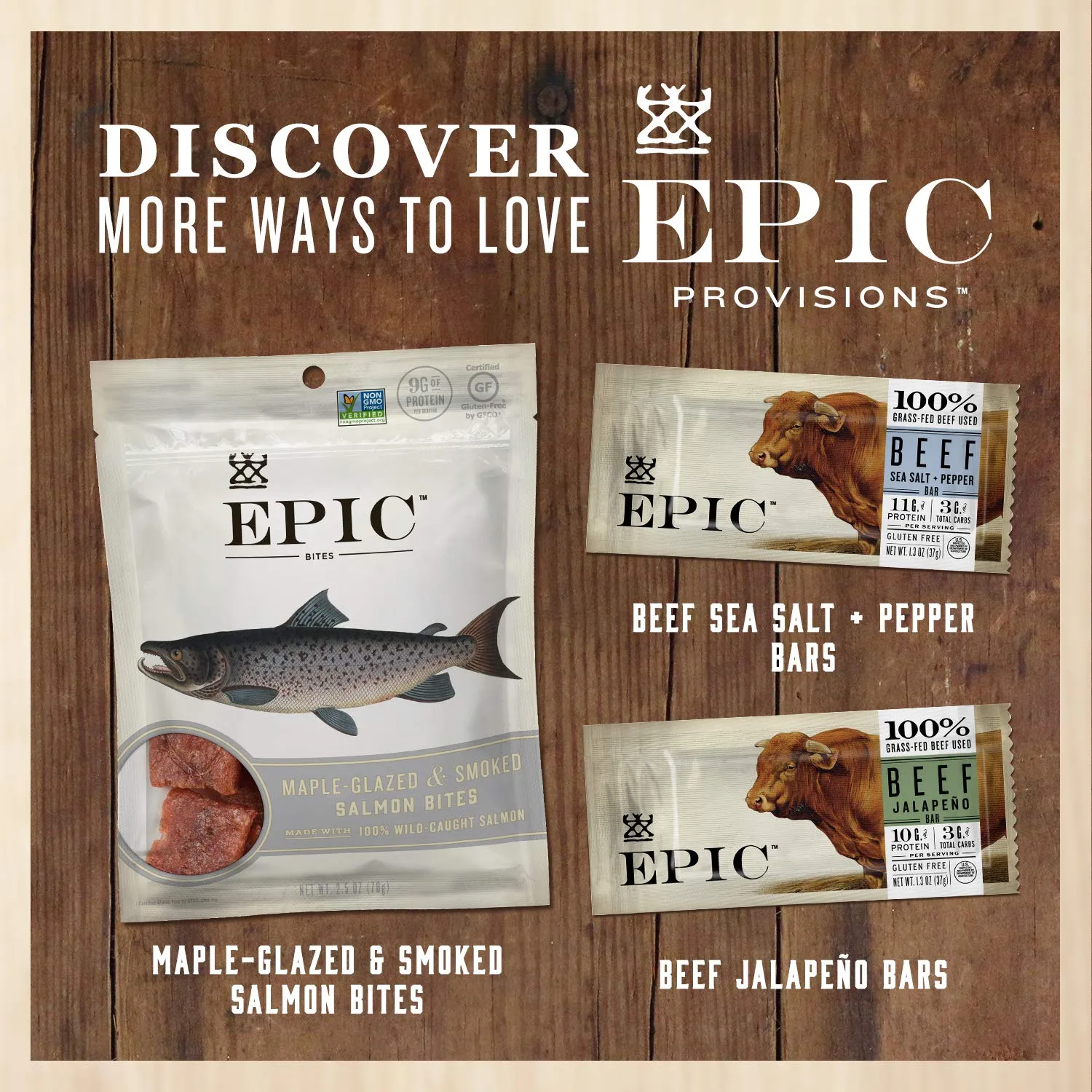 EPIC Snack Strips, Wagyu Beef Steak, Grass-Fed and Paleo Friendly, 0.8 oz, 10 ct