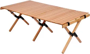 esmen Outdoor Folding Camping Table,Portable Roll Up Folding Table,Beach Table,Camping Picnic Table for Beach,Camping,Picnic,Travel