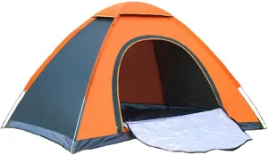 Family Camping Tents 2 Person Lightweight Tent Windproof UV Protection Ventilated and Perfect for Beach Outdoor Traveling Hiking Camping Fishing etc Unisex