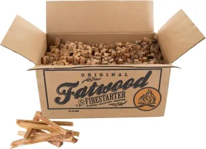 Fatwood Firestarter Kindling Sticks, 25 lbs