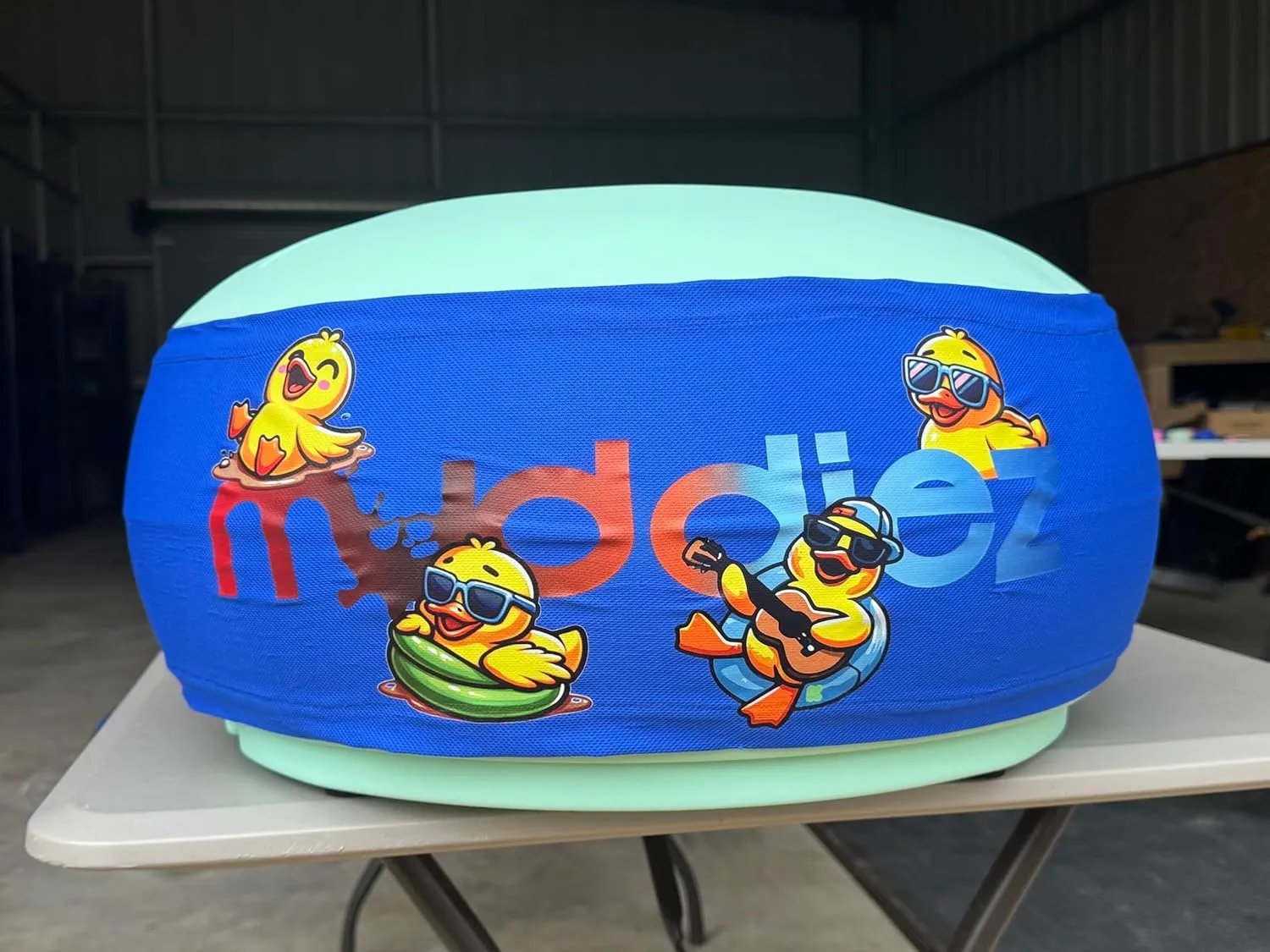 Floating Cooler -Muddiez Amphibious Cooler with Auto-Locking Magnetic Latch, Customizable!