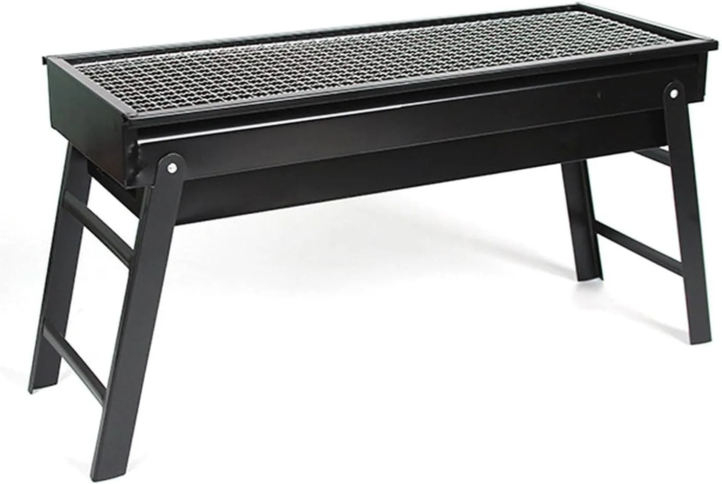 Foldable Charcoal BBQ Grill, Mini Portable Tabletop Barbecue for Garden, Picnic, Camping, Tailgating, and Small Fire Pit, 432922cm(43 * 29 * 22cm)