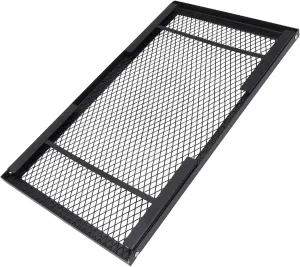 Folding Campfire Grill, Backpacking Grill Lightweight Durability for Field Barbecue (Folding Campfire Grill with Fork)