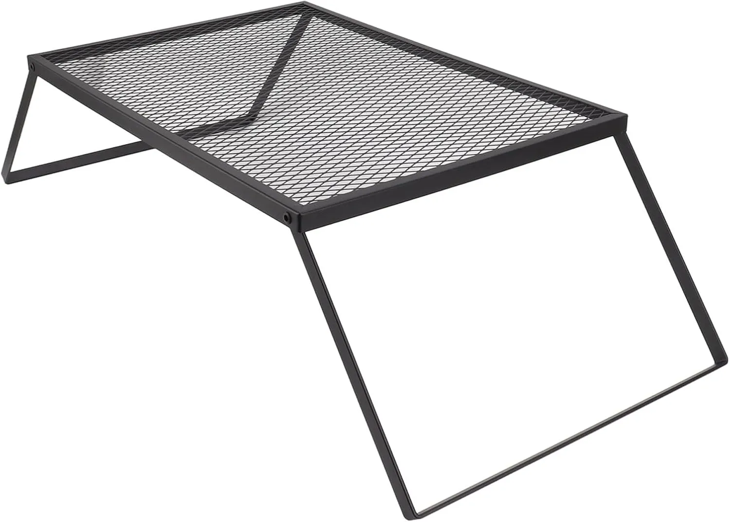 Folding Campfire Grill, Campfire Grill Lightweight Multi Functional Compact High Temperature for Picnics (50x35cm Standard)