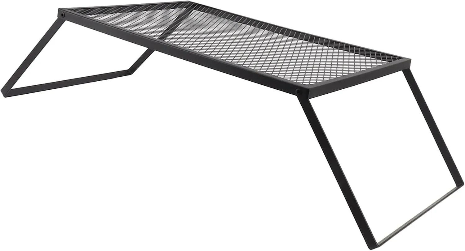 Folding Campfire Grill, Campfire Grill Lightweight Multi Functional Compact High Temperature for Picnics (50x35cm Standard)