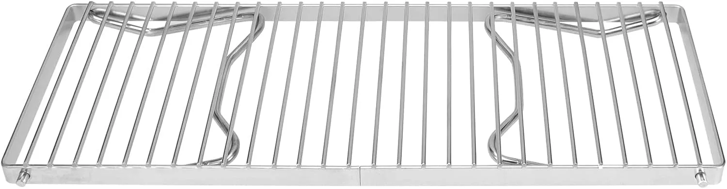 Folding Campfire Grill Portable Stainless Steel Barbeque Rack for Camping Picnic Cooking