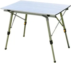 Folding Camping Table Outdoor BBQ Backpacking Aluminum Alloy Desk Furniture Computer Bed Portable(White-Fruit peach5)