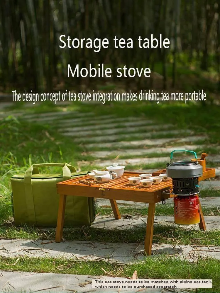 Folding Portable Camping Table Set - Travel Table with Chairs