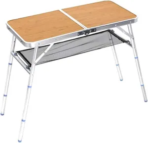 Folding Table, Portable Camping Table, Suitable for Picnic Party Dining, Camping Travel, Beach Picnic, Fishing and Outdoor Activities, Suitable for Office, Study, Eating, Camping, etc.