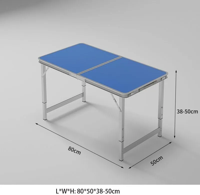 Folding Table, Stall Rectangular Portable Decoration Foldable Table Ground Stall Simple Outdoor Dining Table(3)