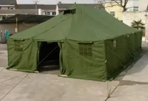 Four Season Outdoor Canvas Steel Army Military Camping Tent (5x10m)