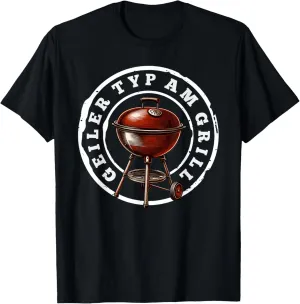 Funny BBQ Grill Saying "Geiler Typ Am Grill" Men T-Shirt