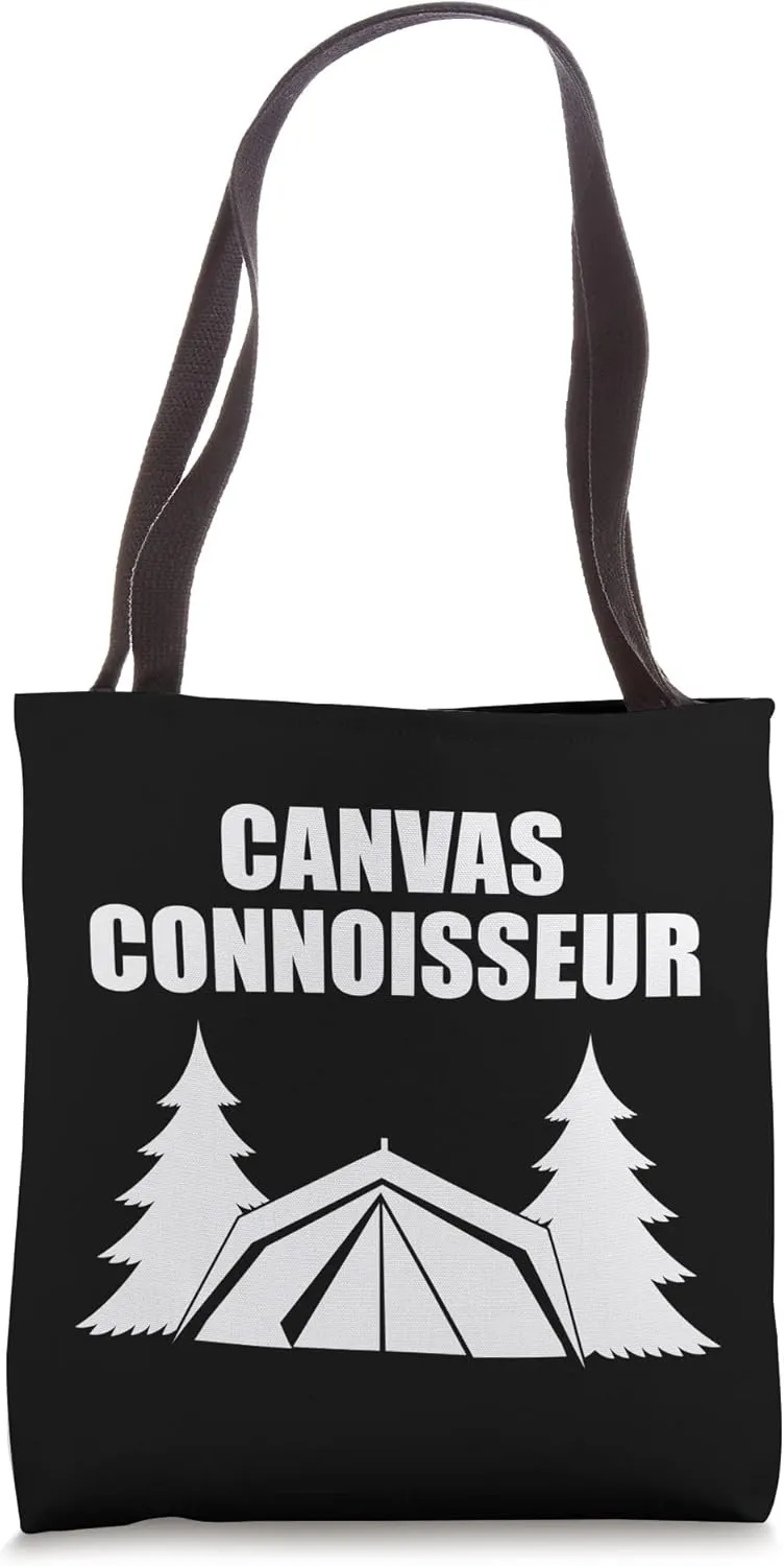 Funny Connoisseur Professional Camper Camping Life Lover Tote Bag