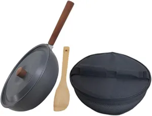 Garneck Outdoor Cooking Pot Nonstick Portable Camping Pan Perfect for Hiking Barbecues and Travel