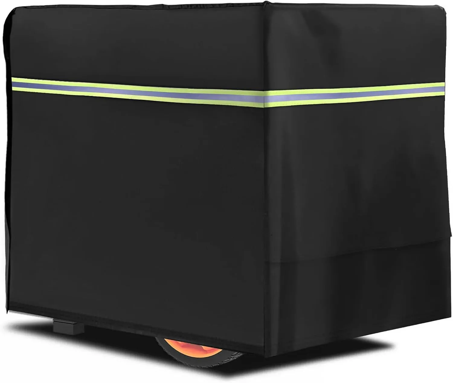 Generator Cover for Outside 32x24x24 inch with Reflective Strips Waterproof Heavy Duty 420D Universal for Most Portable 3000-15000W Generators