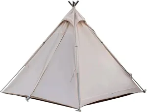 GERRIT Camping Pyramid Twin Tent, Four Seasons Outdoor Hiking and Hunting Pyramid Tent