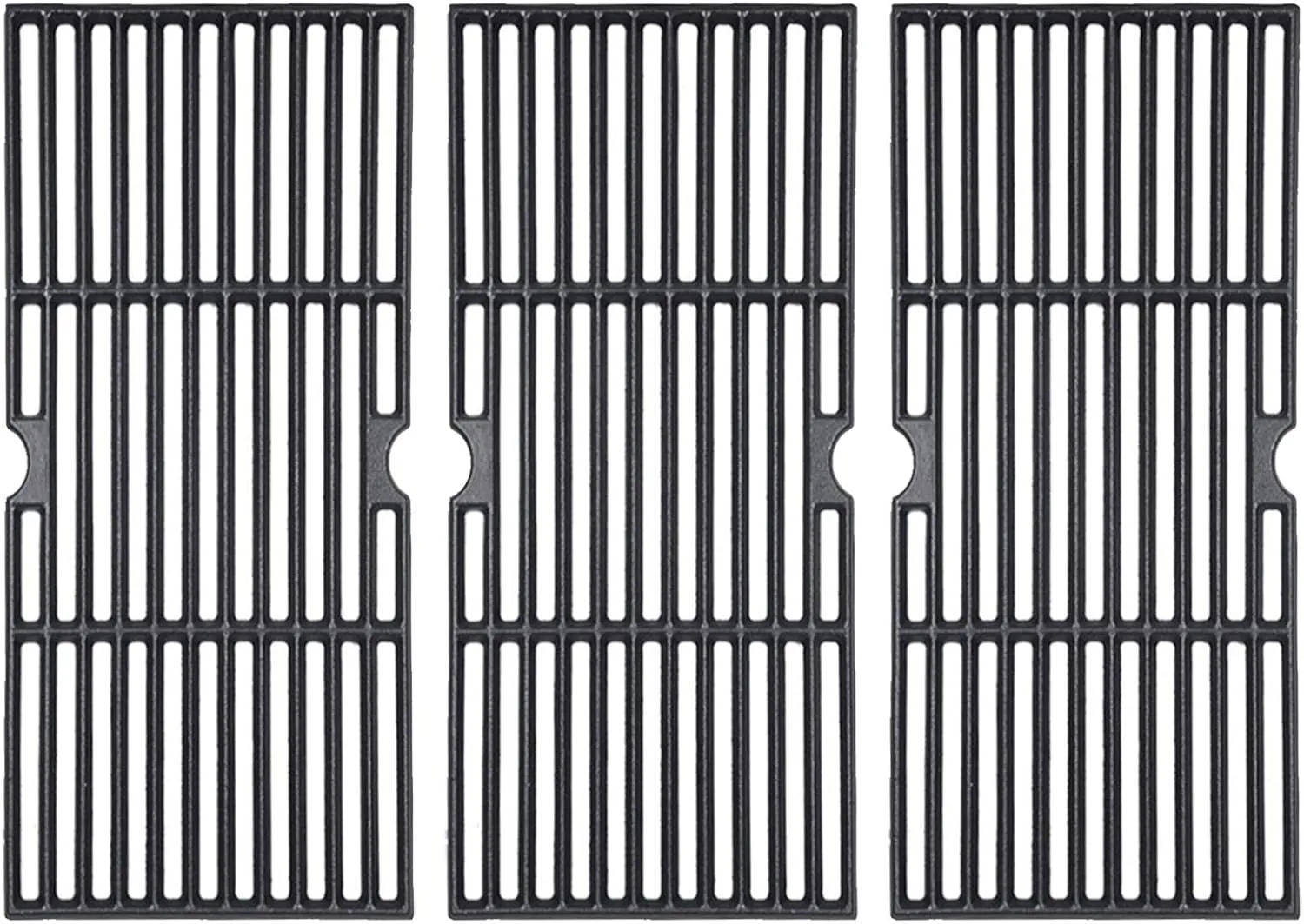 GGC 16 7/8" Grill Grates Replacement for Charbroil 463420508, 463420509, 463420511, 463436213, 463436214, 463440109, 463441312, Master Chef, Thermos and Backyard, 3 PCS 16 7/8 x 9 5/16 Cooking Grids
