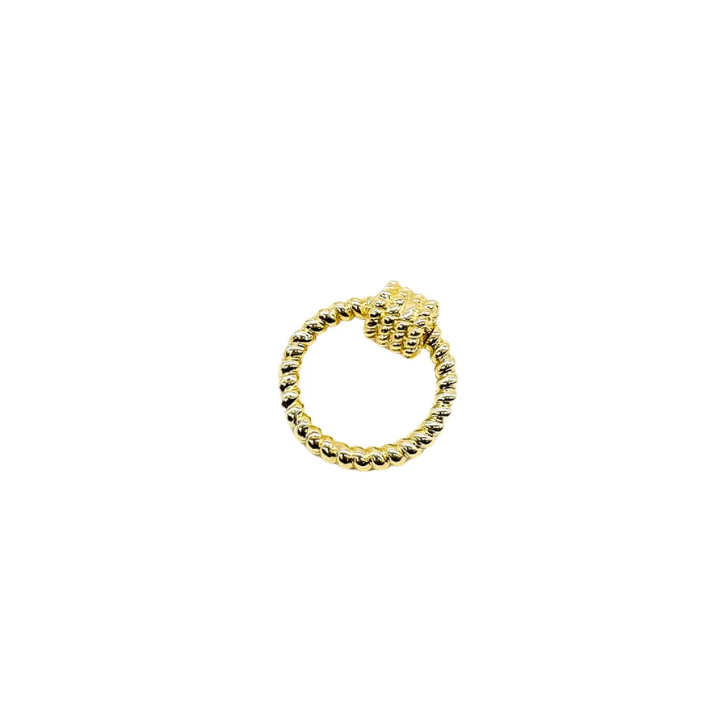 Gold Round Bella Carabiner